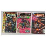 Misc. Vintage Comics Including "MS.  MARVEL" And More (Bagged And Carded)