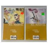 Misc. Vintage Comics Including "MS.  MARVEL" And More (Bagged And Carded)