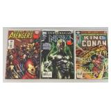 Misc. Vintage Comics Including "AVENGERS" And More (Bagged And Carded)