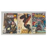 Misc. Vintage Comics Including "THE NEW AVENGERS" And More (Bagged And Carded)