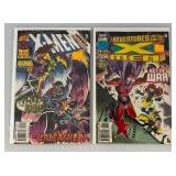 Misc. Vintage Comics Including "X-FORCE" And More (Bagged And Carded)