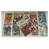 Misc. Vintage Comics Including "THE MICRONAUTS" And More (Bagged And Carded)