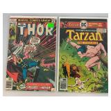Misc. Vintage 15,20,25,30 & 35 Cent Comics Including "THOR" And More (Bagged And Carded)