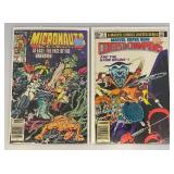 Misc. Vintage 50,60,65 & 75 Cent Comics Including "MICRONAUTS" And More (Bagged And Carded)