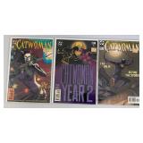 Misc. Vintage Comics Including "CAT WOMAN" And More (Bagged And Carded)
