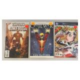 Misc. Vintage Comics Including "CAPTAIN AMERICA" And More (Bagged And Carded)