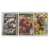 Misc. Vintage Comics Including "CAPTAIN AMERICA" And More (Bagged And Carded)