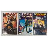 Misc. Vintage Comics Including "CAPTAIN AMERICA" And More (Bagged And Carded)