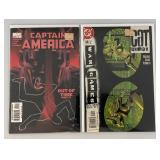 Misc. Vintage Comics Including "CAPTAIN AMERICA" And More (Bagged And Carded)