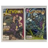 Misc. Vintage Comics Including "CAT WOMAN" And More (Bagged And Carded)