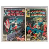 Misc. Vintage 60 Cent "CAPTAIN AMERICA" Comics (Bagged And Carded)