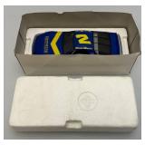 Collectible Vintage NASCAR 1:24 Scale Die Cast #2 Mark Martin Stock Car And Vintage NASCAR Inagural Tropicana 400 T-Shirt (New Old Stock)