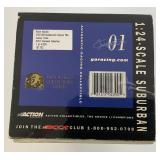 Vintage Collectible Action Brand 1:24 Scale NASCAR Die-Cast Cars Including #8 Dale Earnhardt OREO Car And #29 Kevin Harvick LOONEY TUNES Slammed Suburban (New Old Stock)