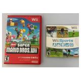 Misc. Video Games Including Call Of Duty Four (Factory Sealed) WII Super Mario Brothers And More