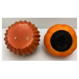 Group Of Resin And Ceramic Pumpkins