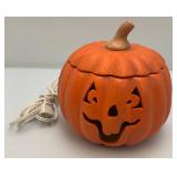 Group Of Resin And Ceramic Pumpkins