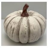 Group Of Resin And Ceramic Pumpkins