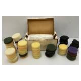 Large Group Of 3" Scrub Pads & Roll Of Plastic Drop Cloth