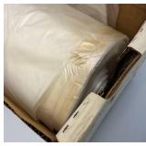 Large Group Of 3" Scrub Pads & Roll Of Plastic Drop Cloth