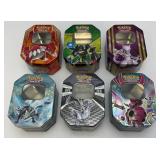 Misc. Collectible POKEMON Decorative Tins (Tins Only)