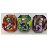Misc. Collectible POKEMON Decorative Tins (Tins Only)