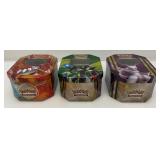 Misc. Collectible POKEMON Decorative Tins (Tins Only)