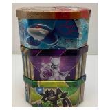 Misc. Collectible POKEMON Decorative Tins (Tins Only)