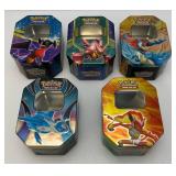 Misc. Collectible POKEMON Decorative Tins (Tins Only)