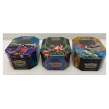 Misc. Collectible POKEMON Decorative Tins (Tins Only)