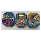 Misc. Collectible POKEMON Decorative Tins (Tins Only)