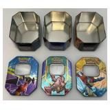 Misc. Collectible POKEMON Decorative Tins (Tins Only)