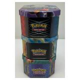 Misc. Collectible POKEMON Decorative Tins (Tins Only)