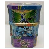 Misc. Collectible POKEMON Decorative Tins (Tins Only)