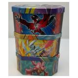 Misc. Collectible POKEMON Decorative Tins (Tins Only)