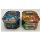 Misc. Collectible POKEMON Decorative Tins (Tins Only)