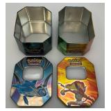 Misc. Collectible POKEMON Decorative Tins (Tins Only)