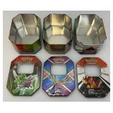 Misc. Collectible POKEMON Decorative Tins (Tins Only)