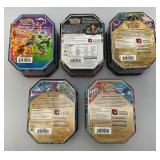Misc. Collectible POKEMON Decorative Tins (Tins Only)