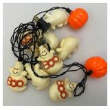 Misc. Vintage Halloween Light Sets Including Boo Ghost And More (New Old Stock)