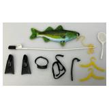 Vintage 1971 Big Jim Action Figures And Accessories (One Has bad Leg)