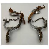 Very Cool Vintage Decorative Kids Spurs (One Strap Broken)