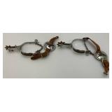Very Cool Vintage Decorative Kids Spurs (One Strap Broken)