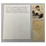 1965 Twins Autographed Photo Of Jim Kaat And Paper Signed By Bob Allison With Provenance