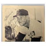 1965 Twins Autographed Photo Of Jim Kaat And Paper Signed By Bob Allison With Provenance