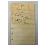 1965 Twins Autographed Photo Of Jim Kaat And Paper Signed By Bob Allison With Provenance