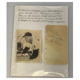 1965 Twins Autographed Photo Of Jim Kaat And Paper Signed By Bob Allison With Provenance