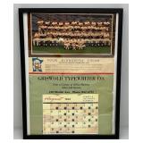VERY COOL Vintage 1966 Calendar With "YOUR MINNESOTA TWINS" American League Champions-1965 (Calendar Missing Months)