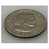 1980 (S) Susan B Anthony Cameo Close Date Wide Rim