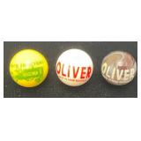Very Old OLIVER TRACTORS Advertisement Marbles
