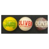 Very Old OLIVER TRACTORS Advertisement Marbles